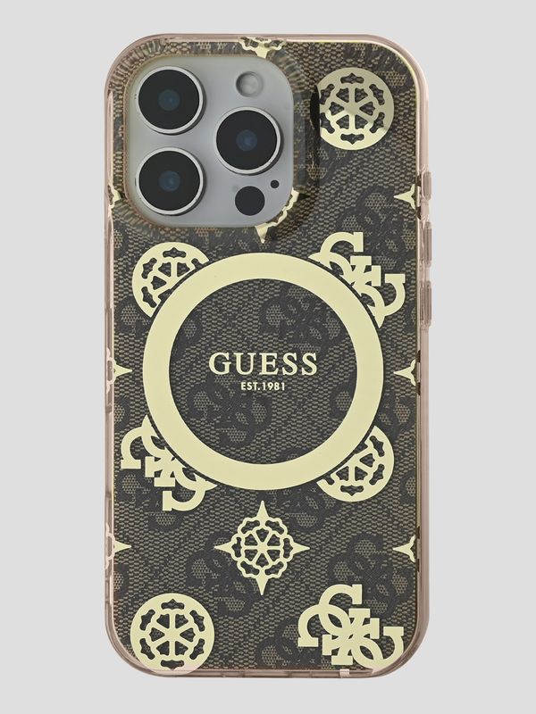Funda Para Celular Iphone 16 Pro Guess Magsafe Peony