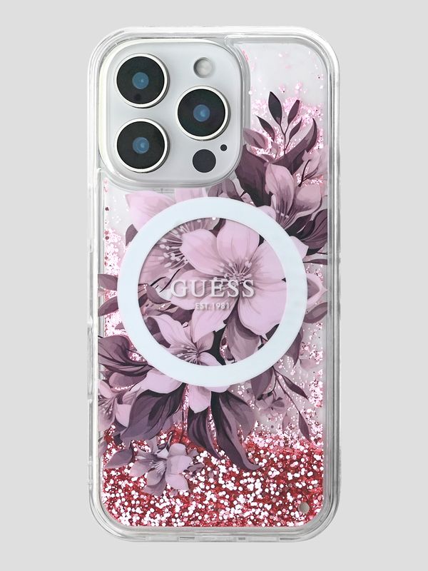 Funda Para Celular iPhone 16 Pro Guess Magsafe Blossom
