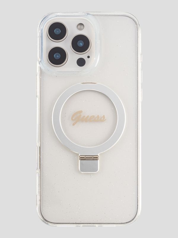 Funda Para Celular Iphone 16 Pro Max Guess Metal Stand