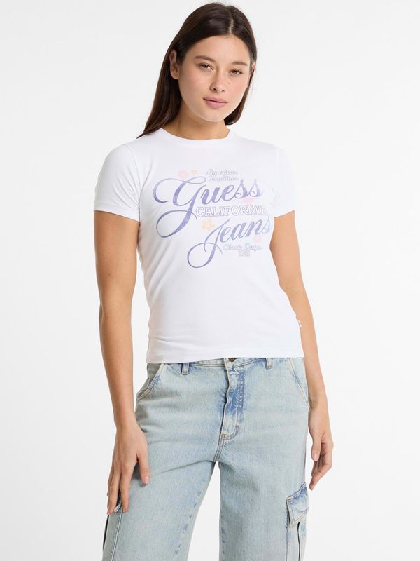 Playera Guess Flower Tee - Guess Jeans