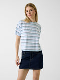 Playera Guess Striped - Guess Jeans x HYUNJIN