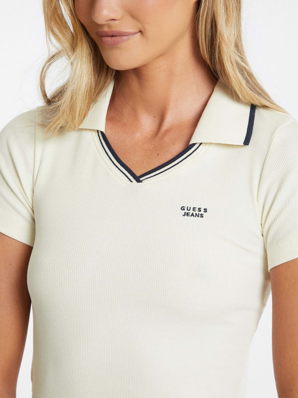 Playera Tipo Polo Guess Slim - Guess Jeans